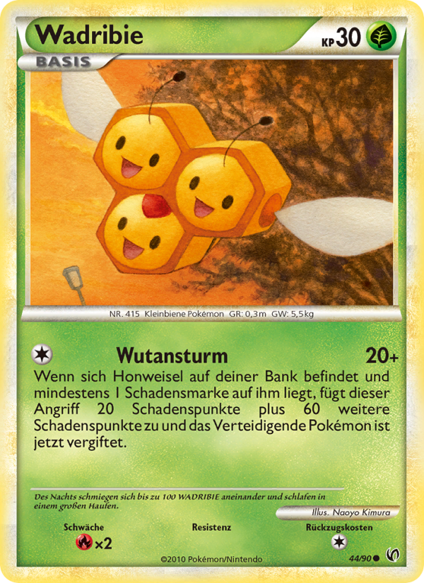 Wadribie 44 — Unerschrocken (German Pokémon TCG card)