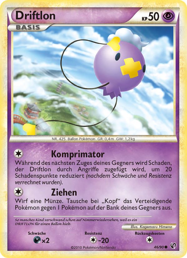 Driftlon 46 — Unerschrocken (German Pokémon TCG card)