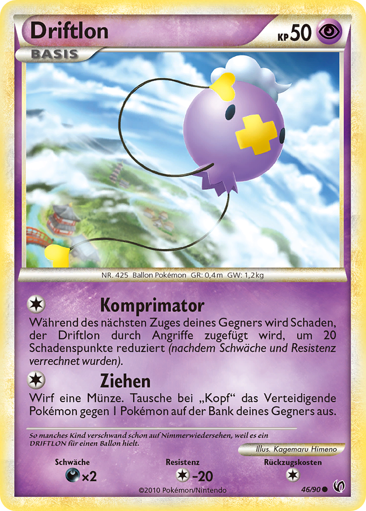 Driftlon 46 — Unerschrocken (German Pokémon TCG card)
