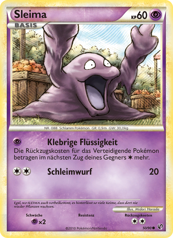 Sleima 50 — Unerschrocken (German Pokémon TCG card)