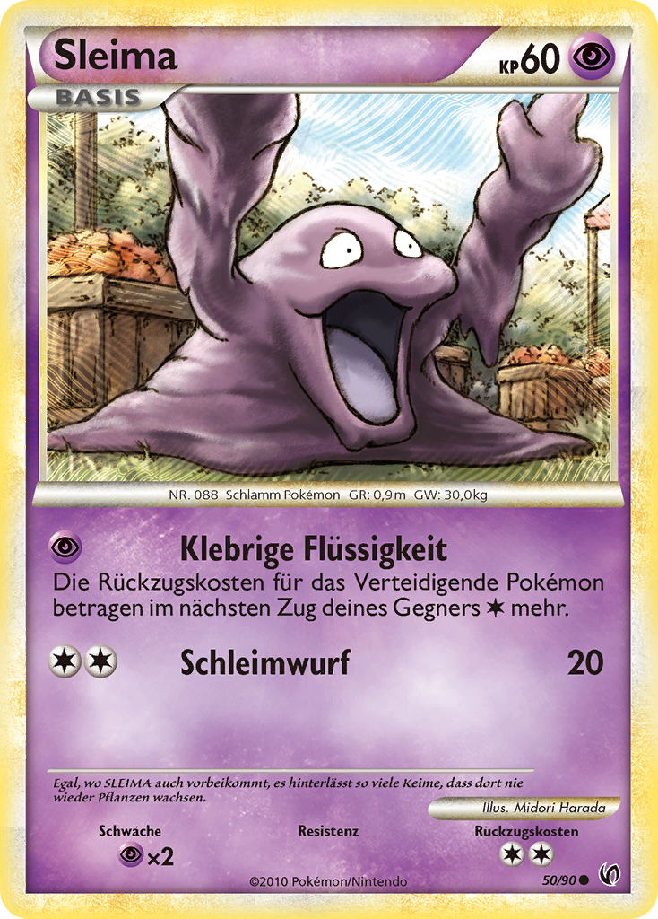 Sleima 50 — Unerschrocken (German Pokémon TCG card)