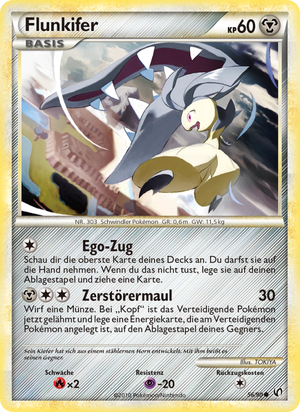 Flunkifer 56 — Unerschrocken (German Pokémon TCG card)