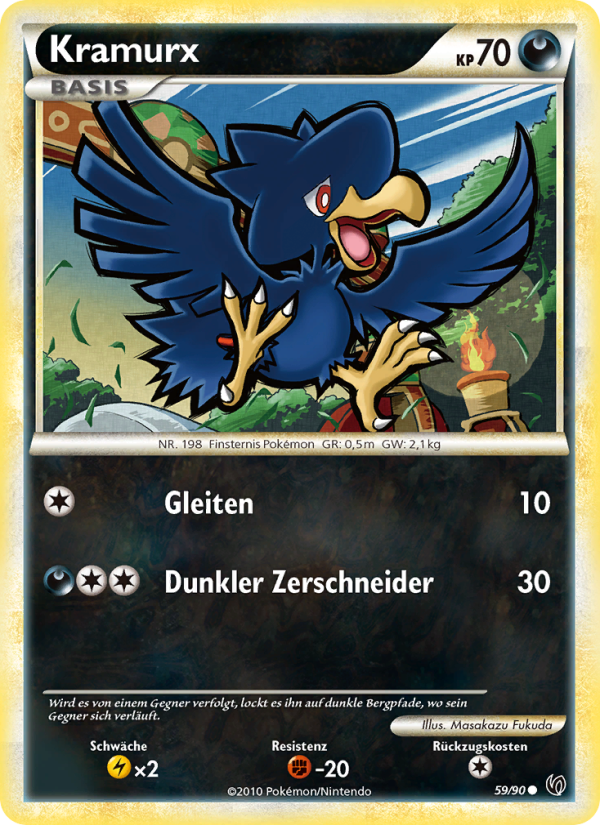 Kramurx 59 — Unerschrocken (German Pokémon TCG card)