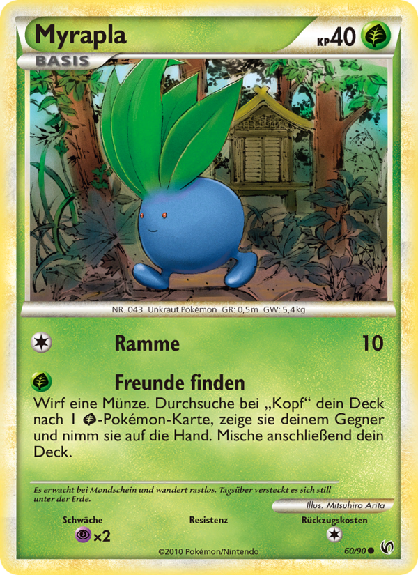 Myrapla 60 — Unerschrocken (German Pokémon TCG card)