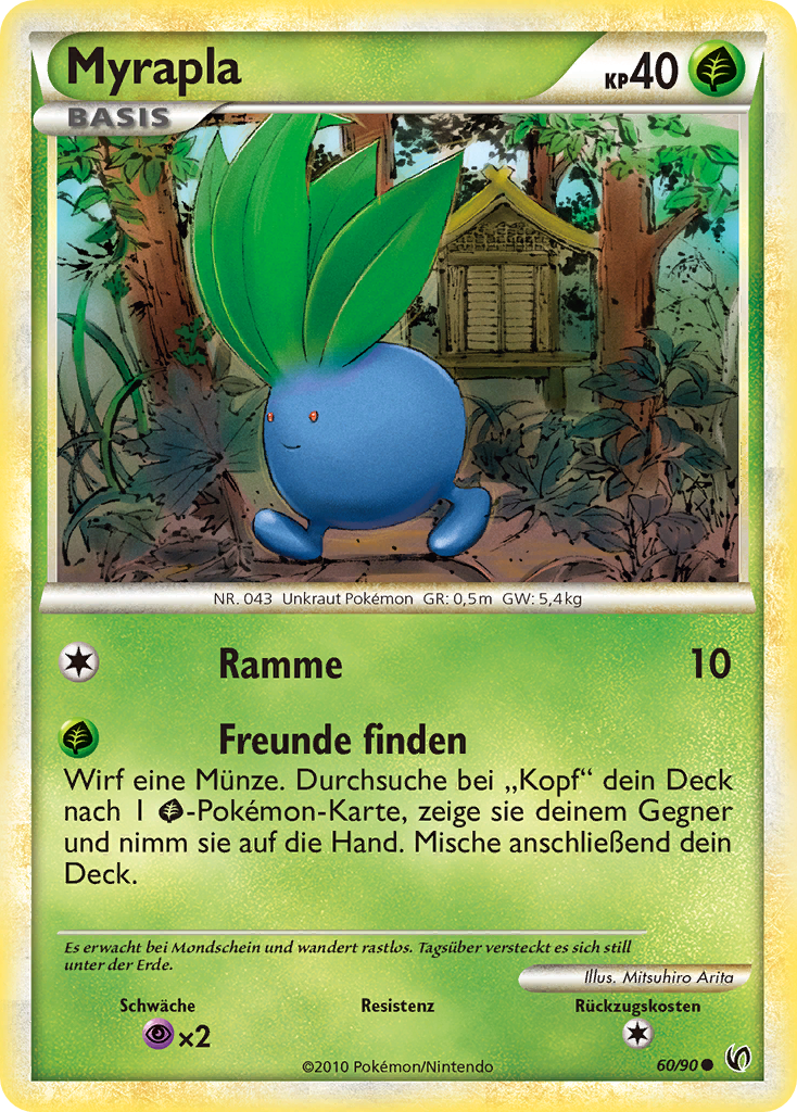 Myrapla 60 — Unerschrocken (German Pokémon TCG card)