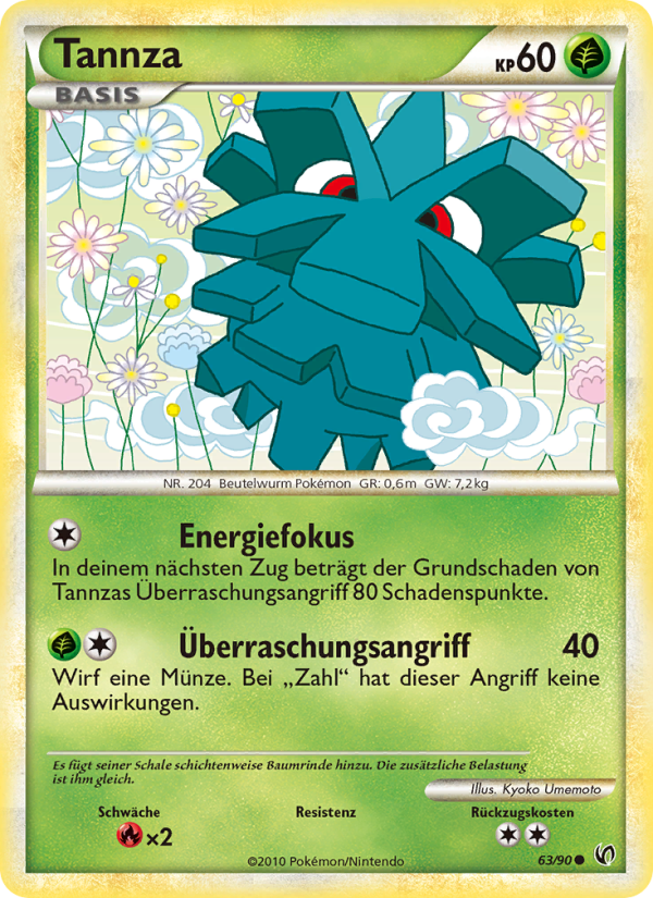 Tannza 63 — Unerschrocken (German Pokémon TCG card)