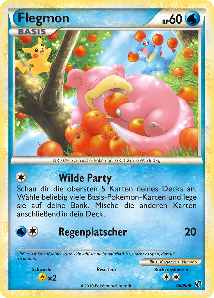 Flegmon 66 — Unerschrocken (German Pokémon TCG card)