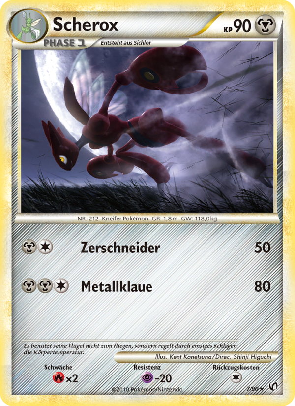 Scherox 7 — Unerschrocken (German Pokémon TCG card)