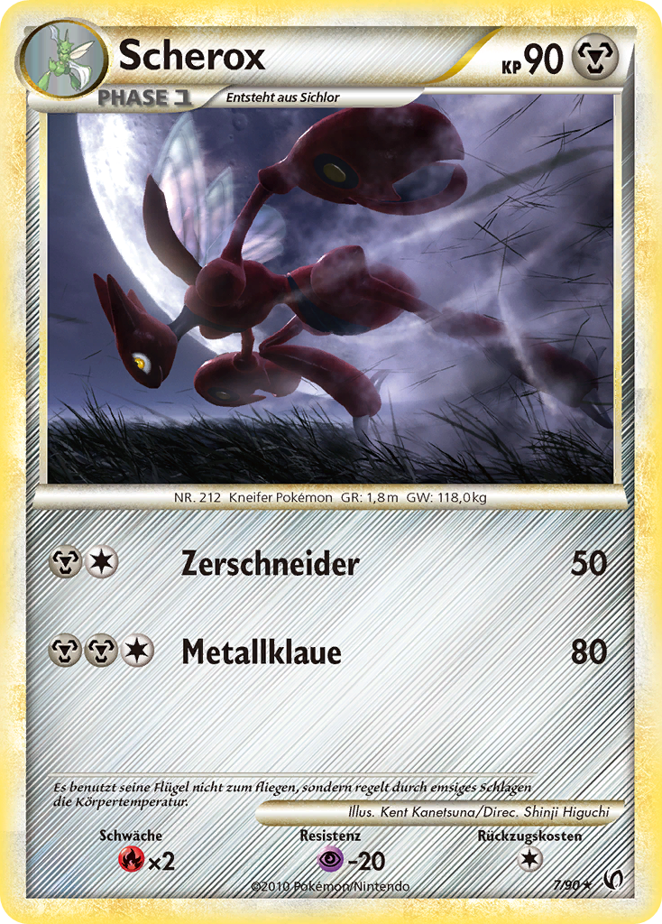 Scherox 7 — Unerschrocken (German Pokémon TCG card)