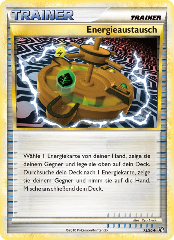 Energieaustausch 73 — Unerschrocken (German Pokémon TCG card)