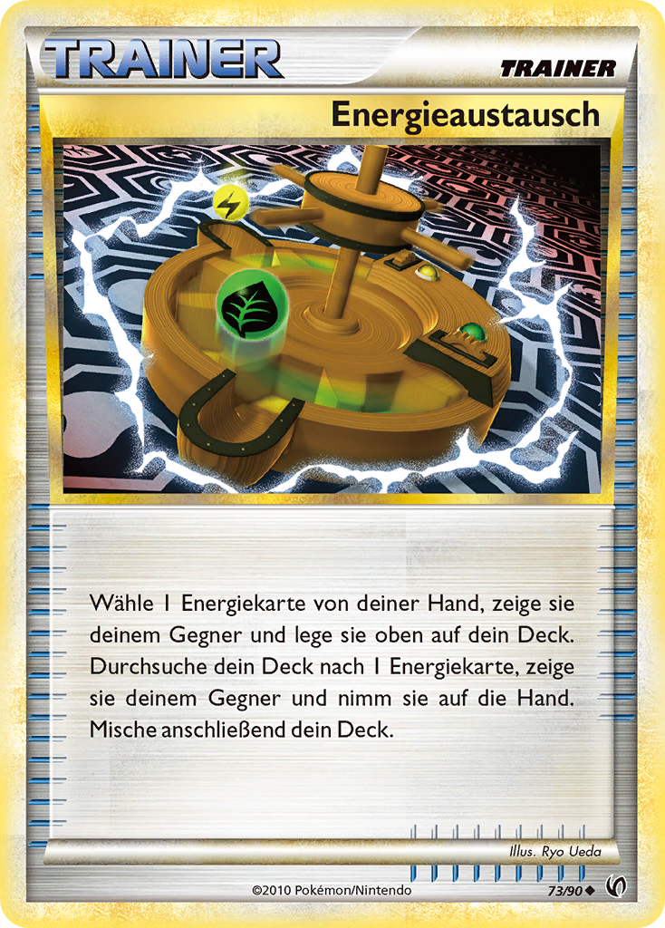 Energieaustausch 73 — Unerschrocken (German Pokémon TCG card)