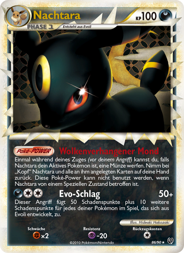 Nachtara 86 — Unerschrocken (German Pokémon TCG card)