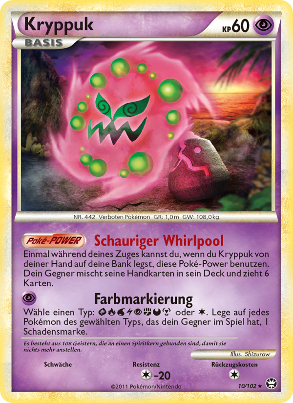 Kryppuk 10 — Triumphant (German Pokémon TCG card)