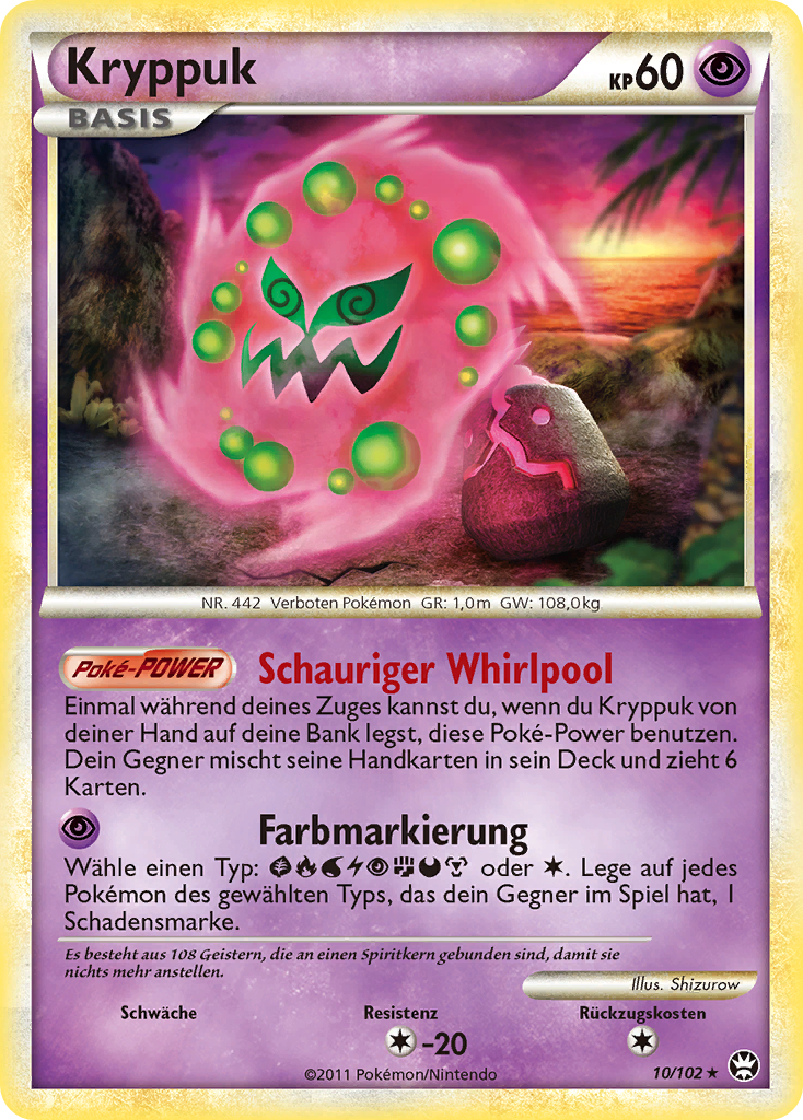 Kryppuk 10 — Triumph (German Pokémon TCG card)