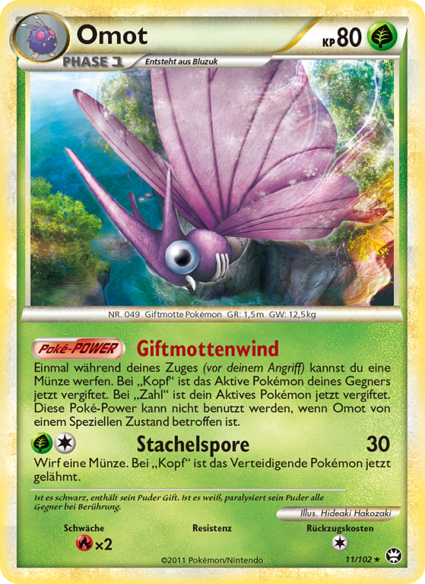 Omot 11 — Triumphant (German Pokémon TCG card)