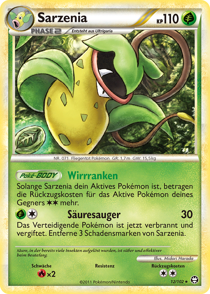 Sarzenia 12 — Triumph (German Pokémon TCG card)