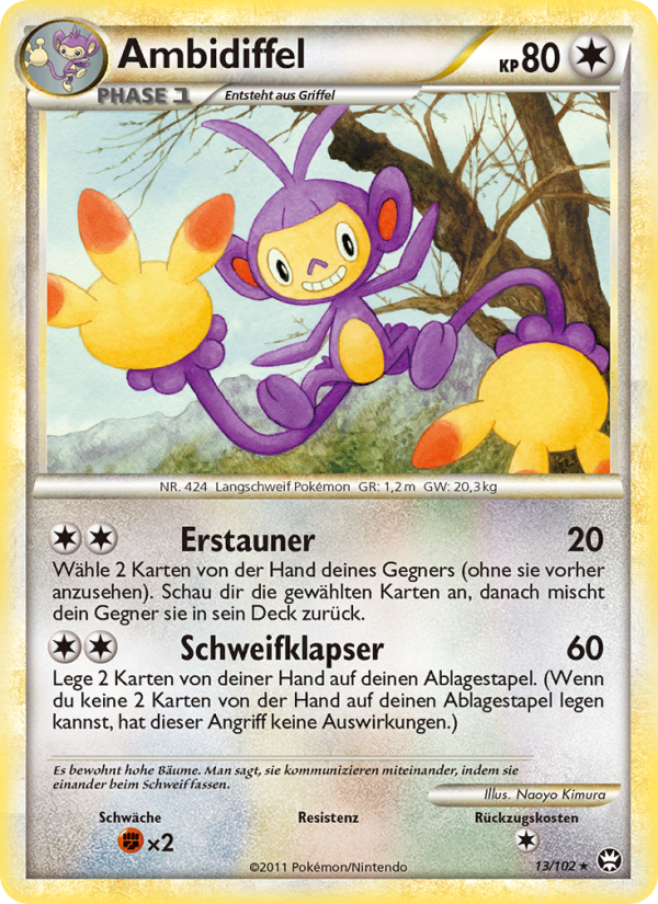 Ambidiffel 13 — Triumphant (German Pokémon TCG card)