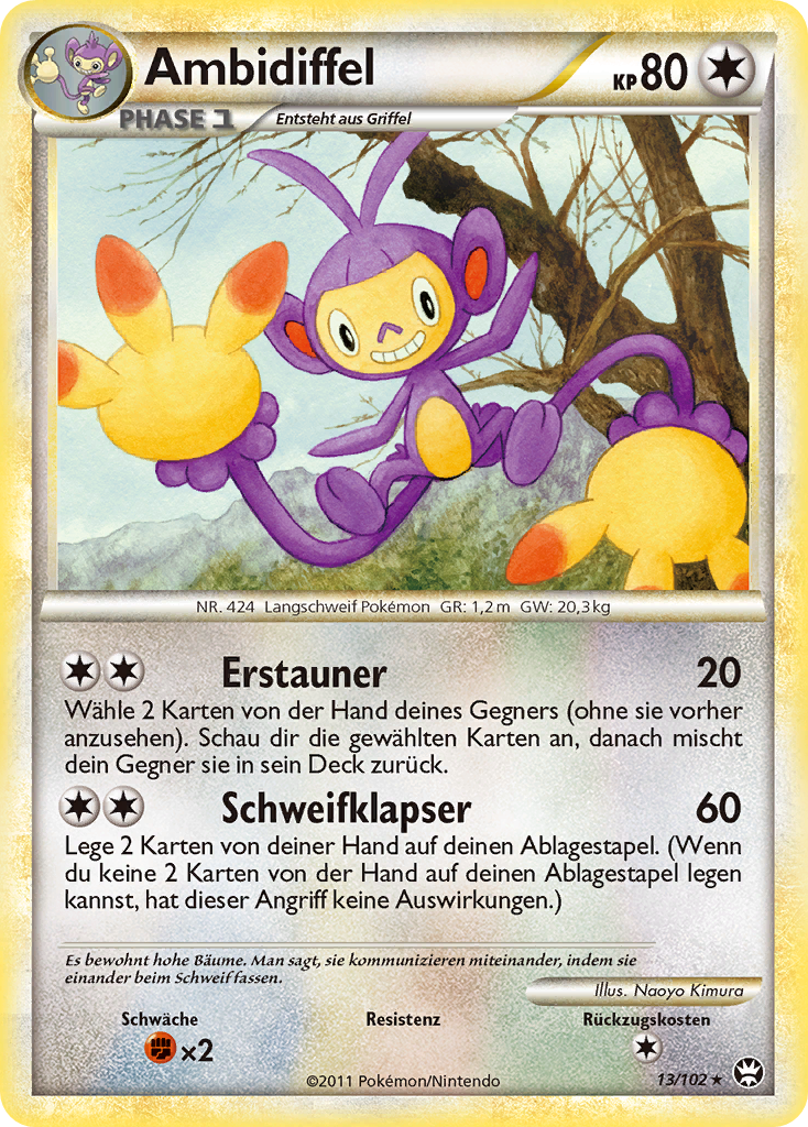 Ambidiffel 13 — Triumph (German Pokémon TCG card)