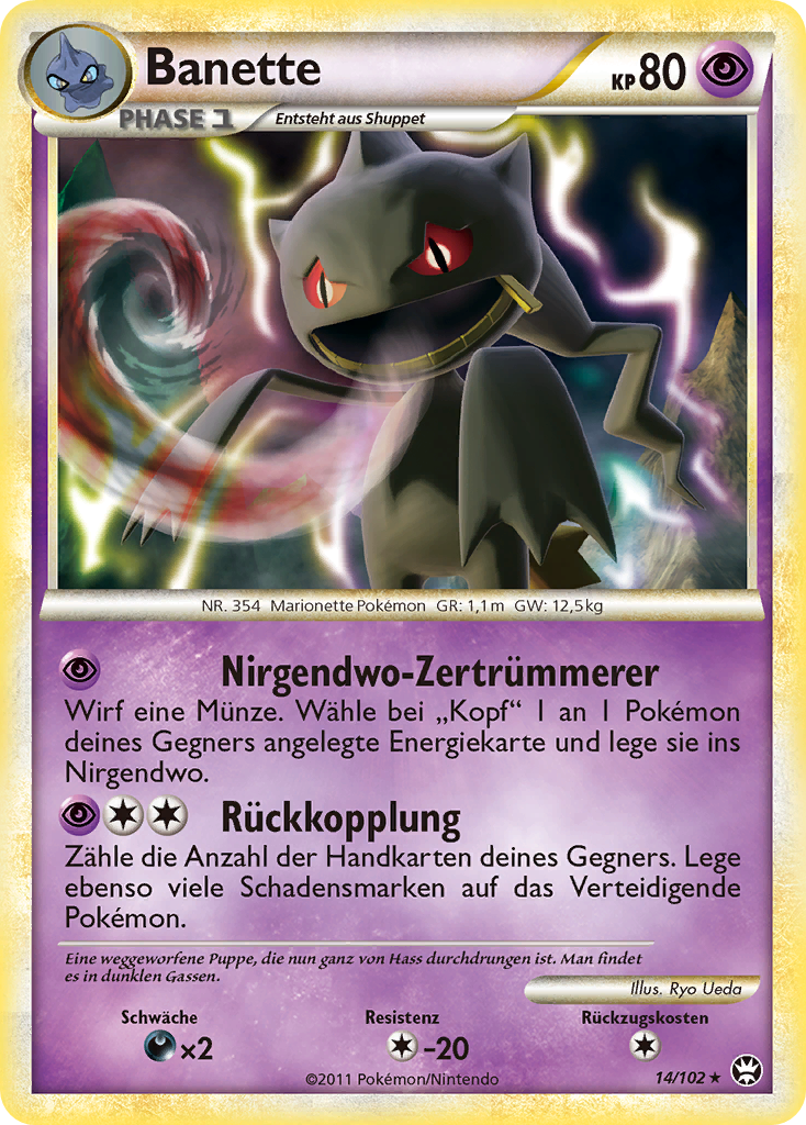 Banette 14 — Triumph (German Pokémon TCG card)