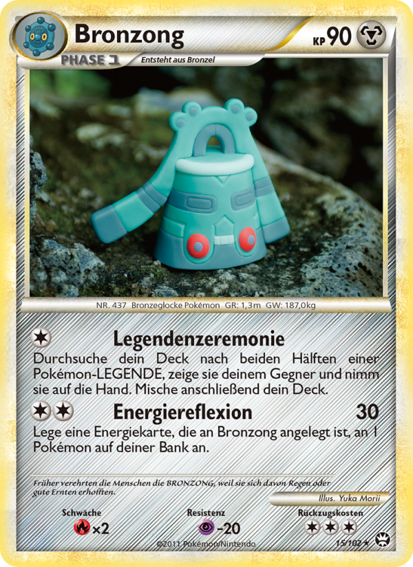 Bronzong 15 — Triumphant (German Pokémon TCG card)