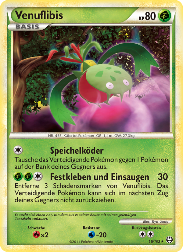 Venuflibis 16 — Triumphant (German Pokémon TCG card)