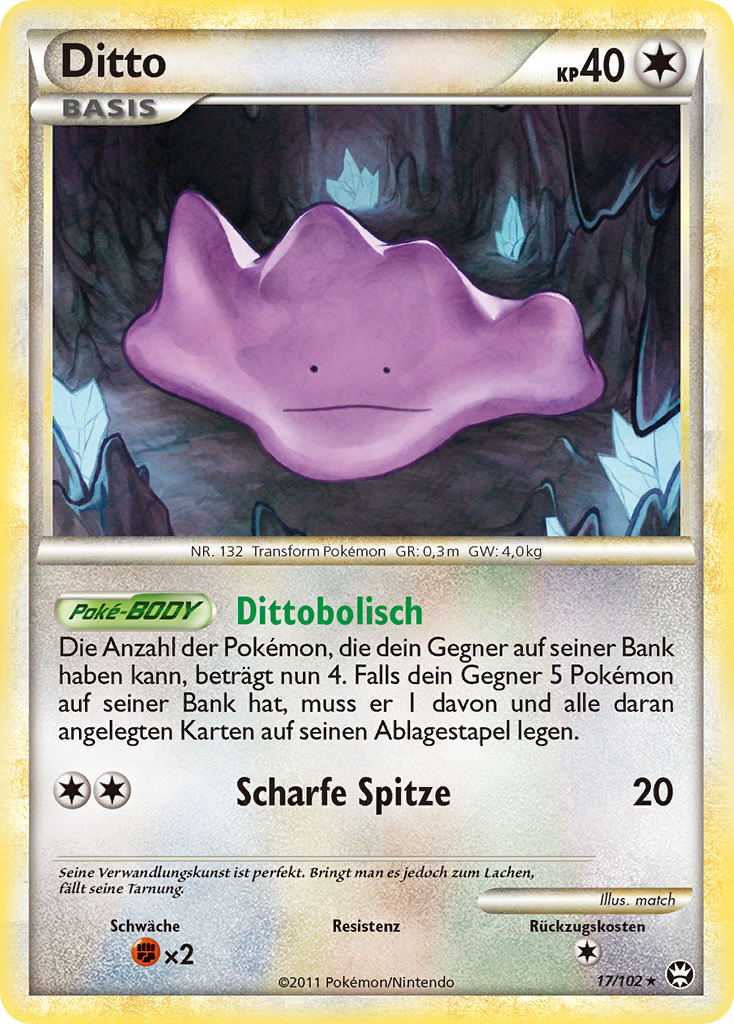Ditto 17 — Triumph (German Pokémon TCG card)