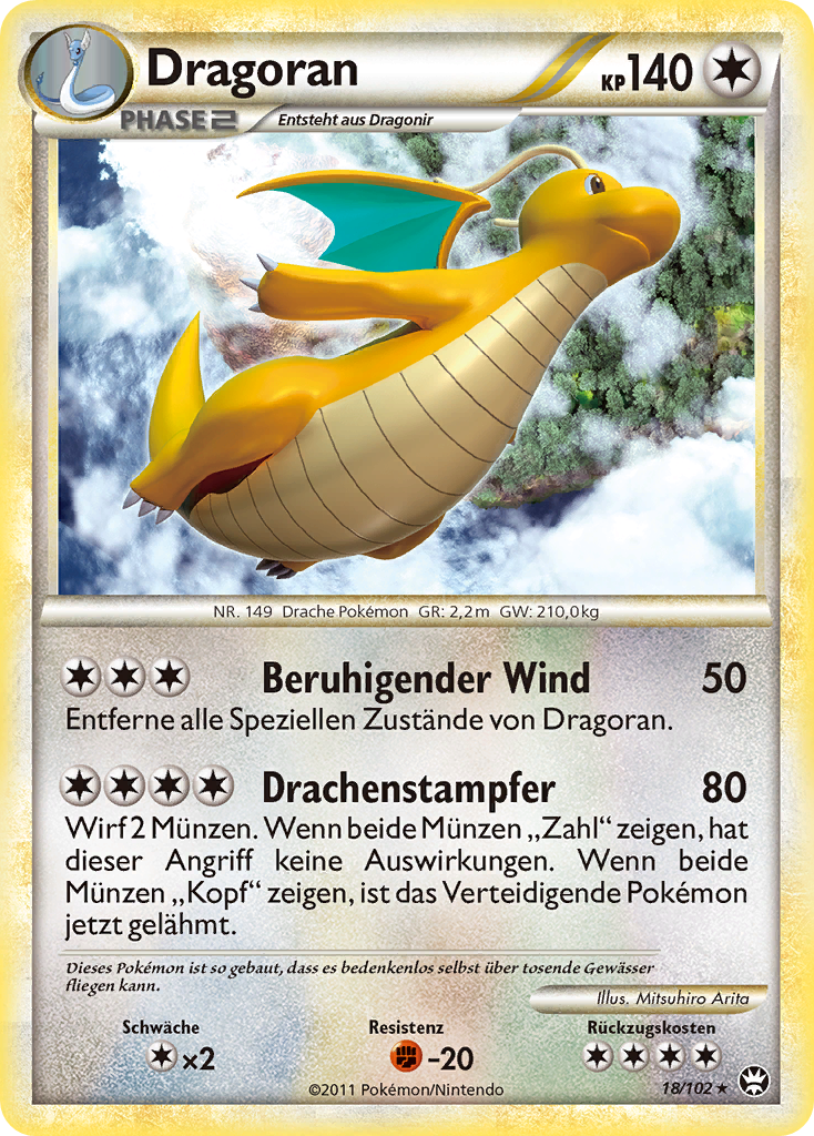 Dragoran 18 — Triumph (German Pokémon TCG card)