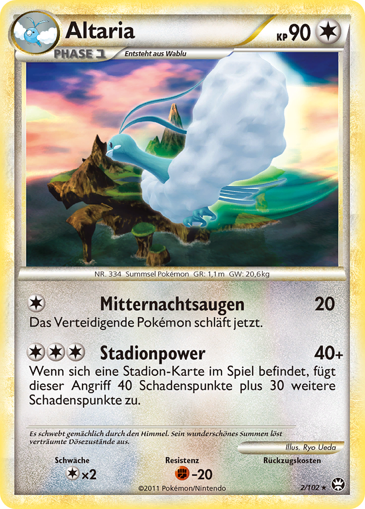 Altaria 2 — Triumph (German Pokémon TCG card)