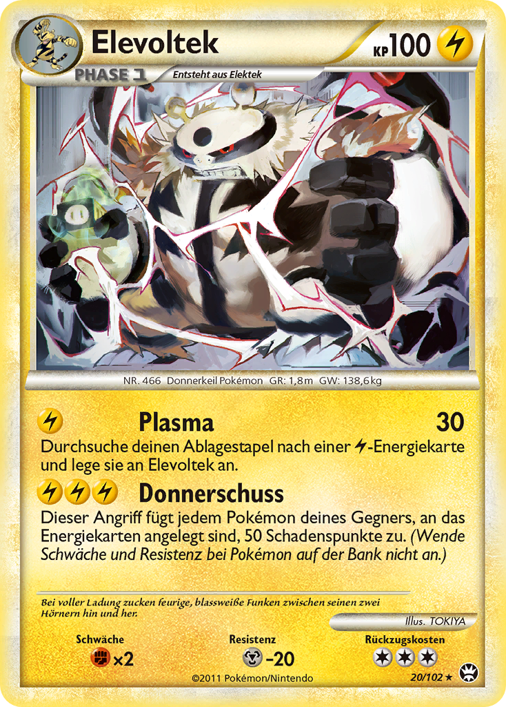 Elevoltek 20 — Triumph (German Pokémon TCG card)