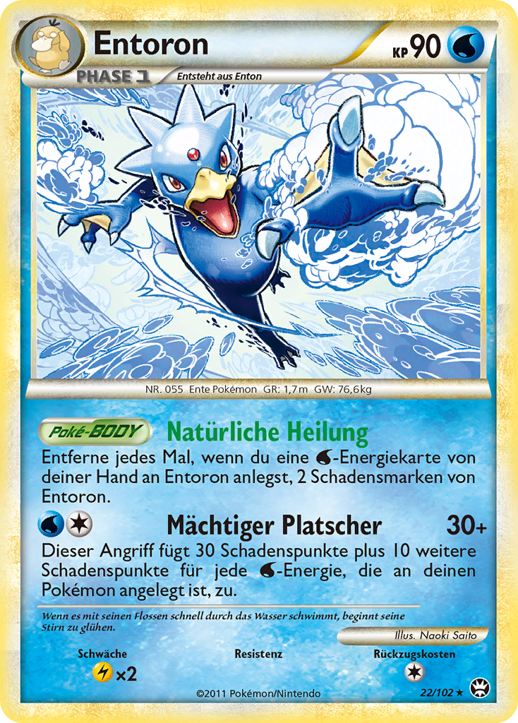 Entoron 22 — Triumph (German Pokémon TCG card)