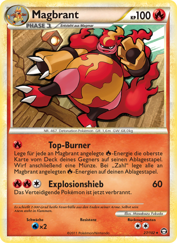 Magbrant 27 — Triumph (German Pokémon TCG card)