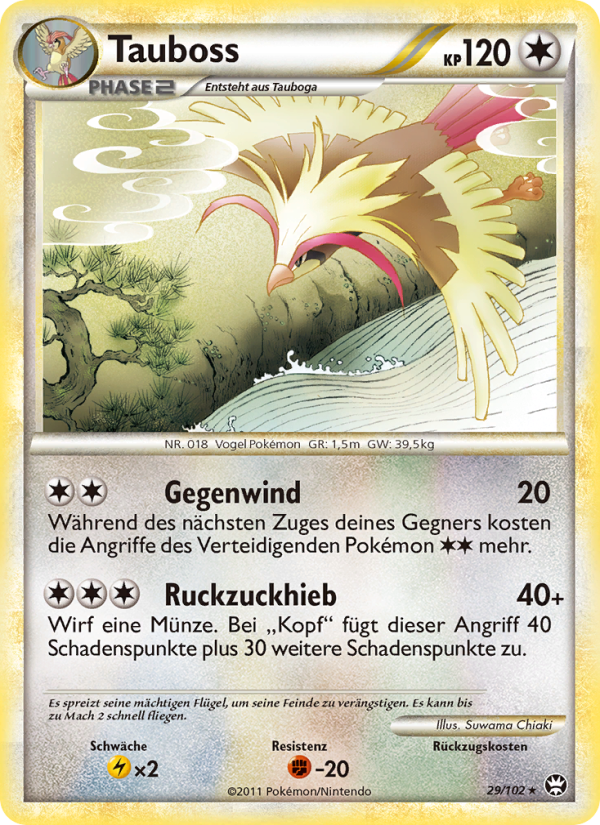 Tauboss 29 — Triumph (German Pokémon TCG card)