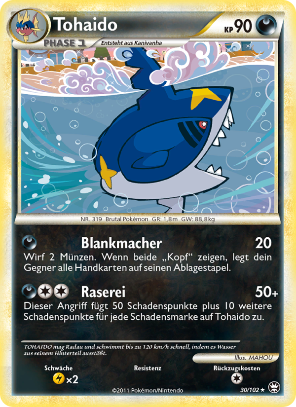 Tohaido 30 — Triumph (German Pokémon TCG card)