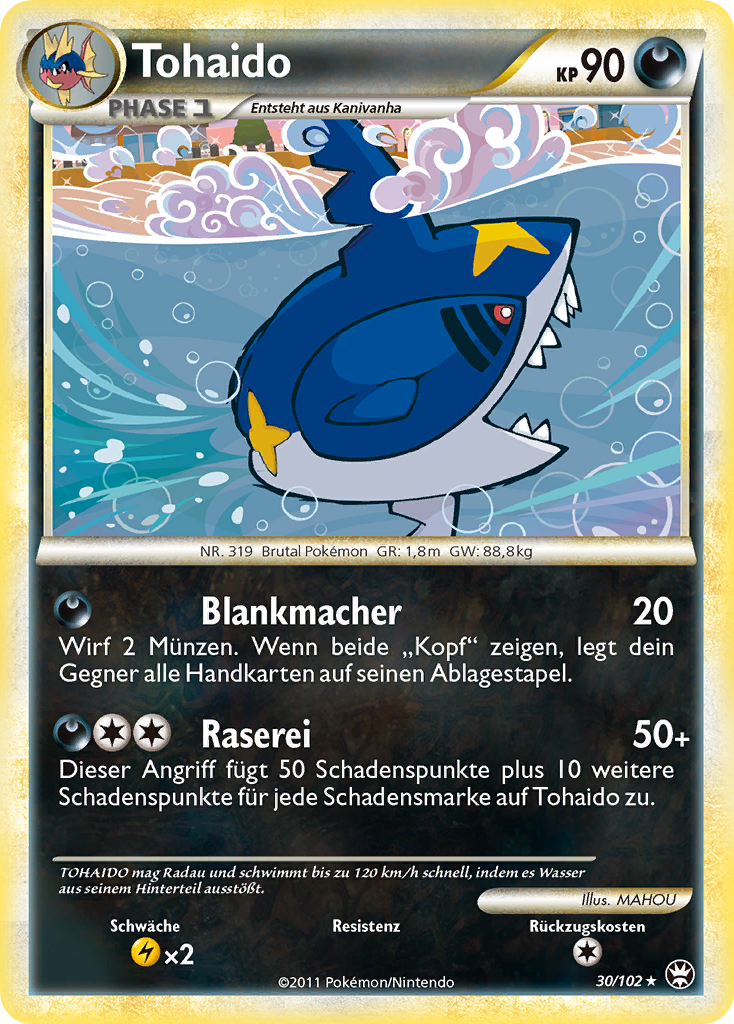 Tohaido 30 — Triumph (German Pokémon TCG card)