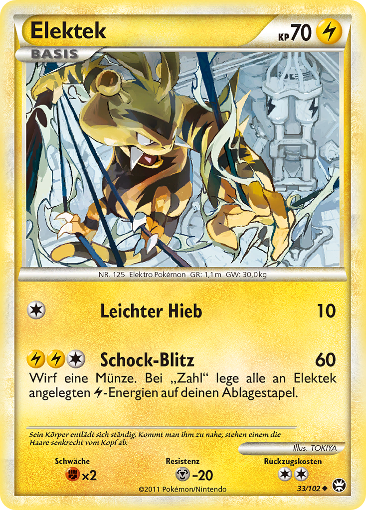 Elektek 33 — Triumph (German Pokémon TCG card)