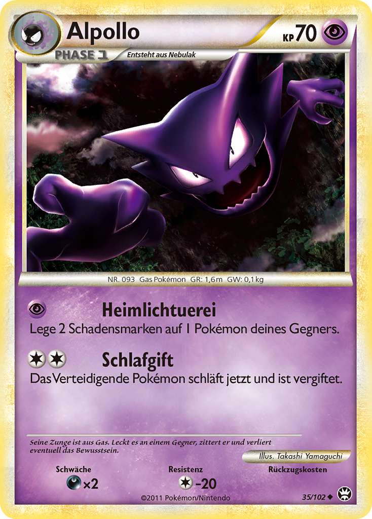 Alpollo 35 — Triumph (German Pokémon TCG card)