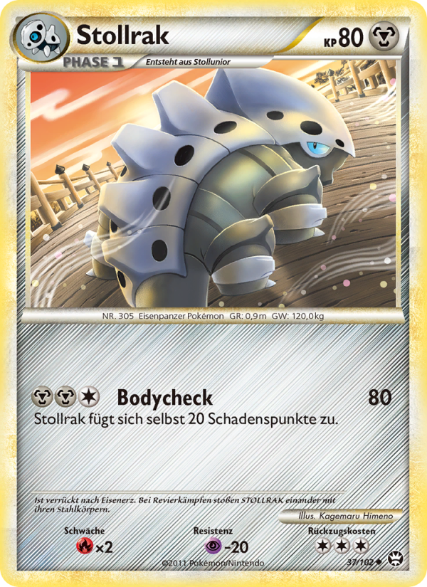 Stollrak 37 — Triumphant (German Pokémon TCG card)