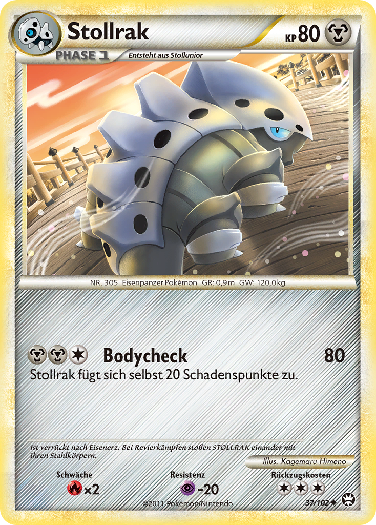 Stollrak 37 — Triumph (German Pokémon TCG card)