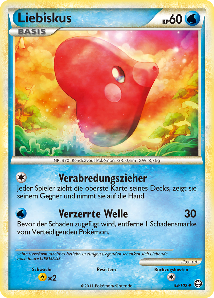 Liebiskus 39 — Triumph (German Pokémon TCG card)