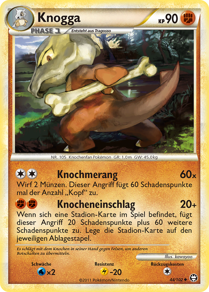 Knogga 44 — Triumph (German Pokémon TCG card)