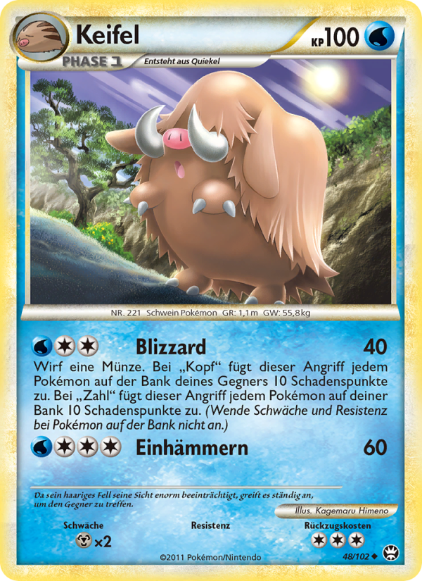 Keifel 48 — Triumph (German Pokémon TCG card)