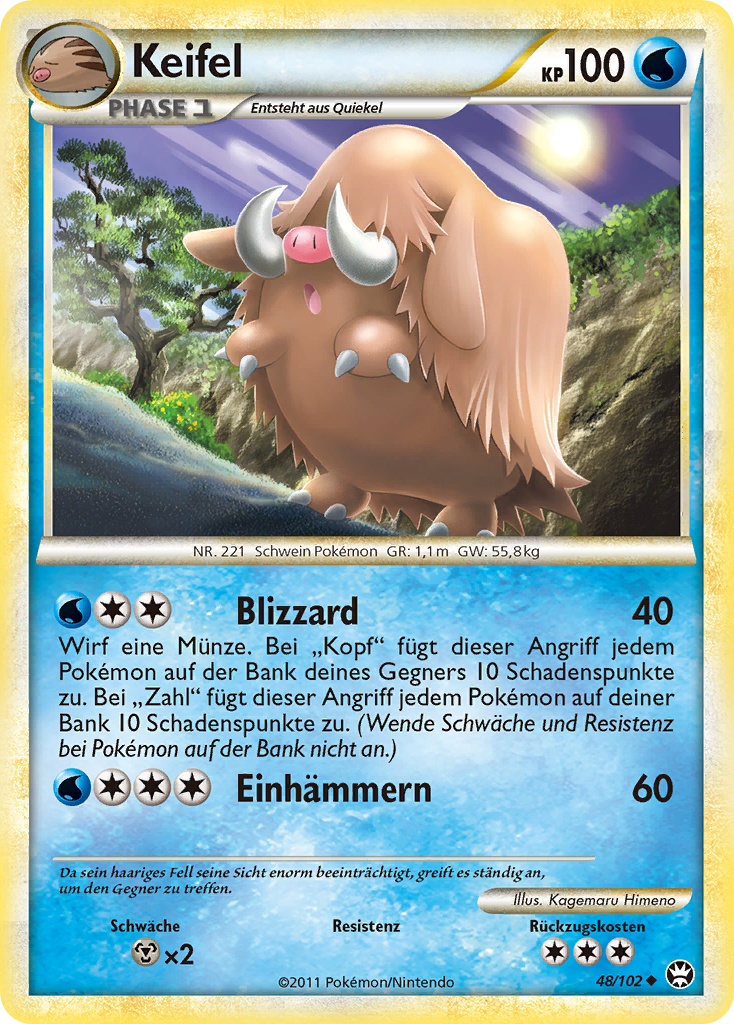 Keifel 48 — Triumph (German Pokémon TCG card)