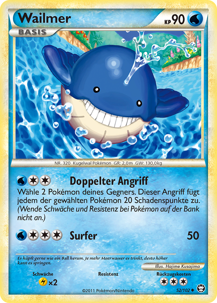 Wailmer 52 — Triumph (German Pokémon TCG card)