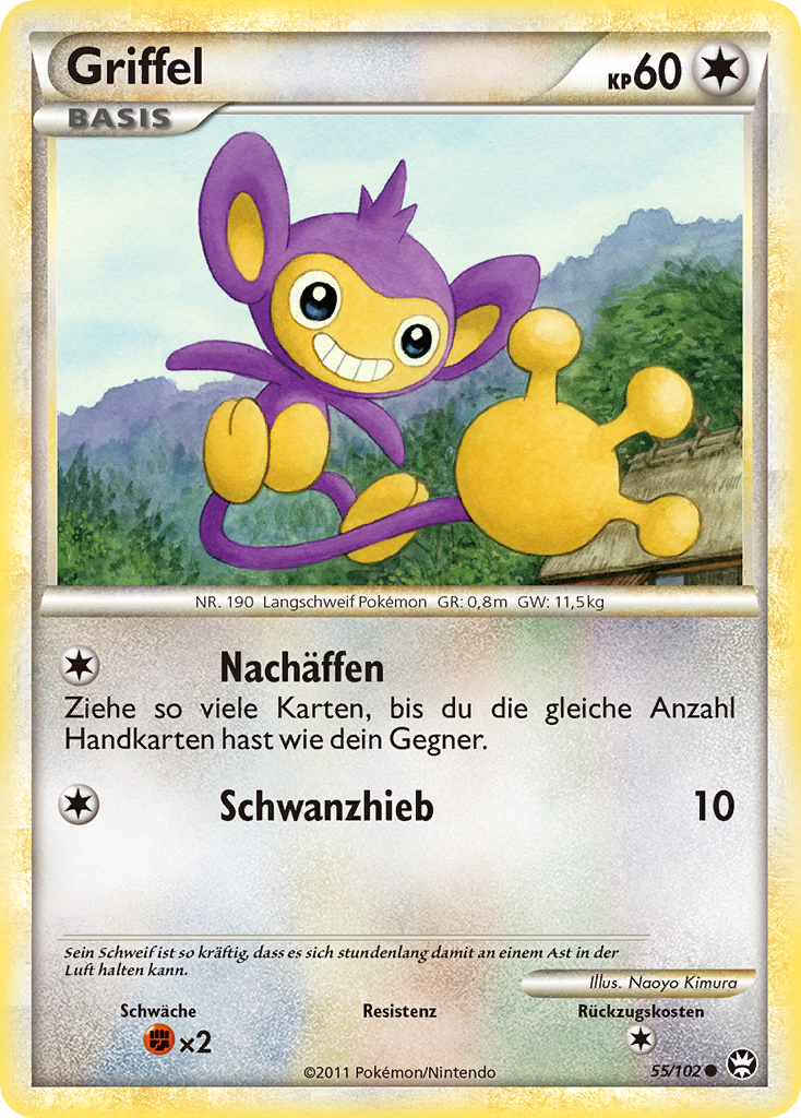 Griffel 55 — Triumph (German Pokémon TCG card)