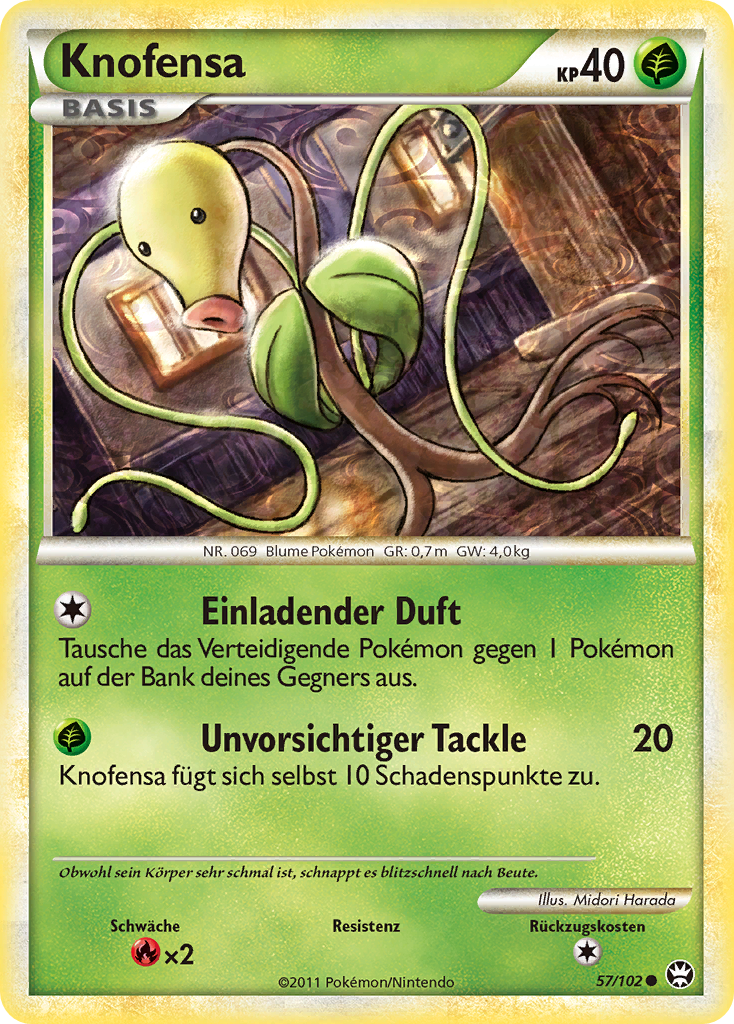 Knofensa 57 — Triumph (German Pokémon TCG card)