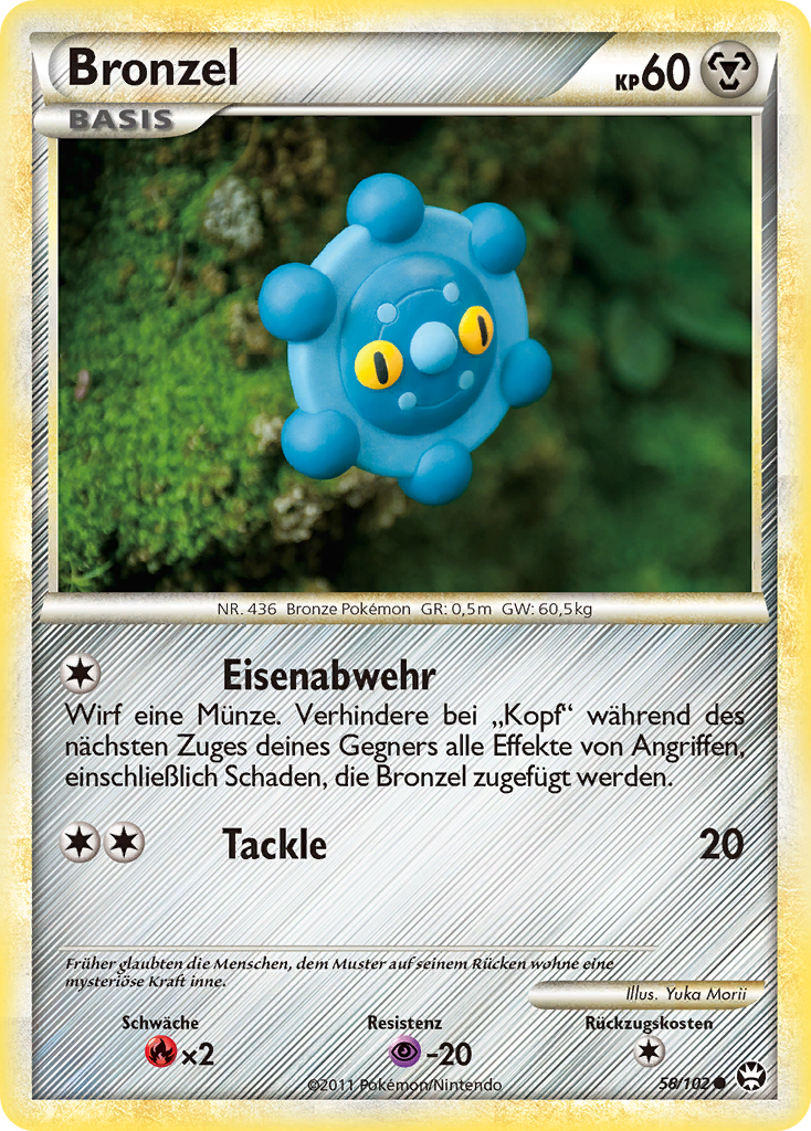 Bronzel 58 — Triumph (German Pokémon TCG card)