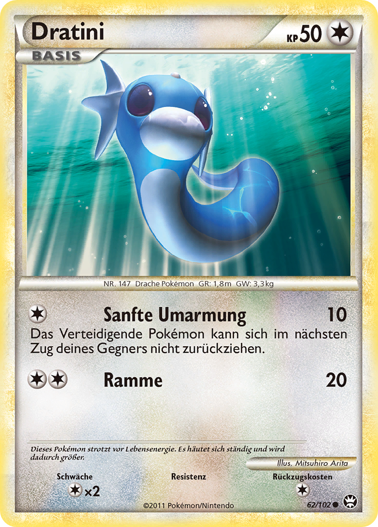 Dratini 62 — Triumph (German Pokémon TCG card)