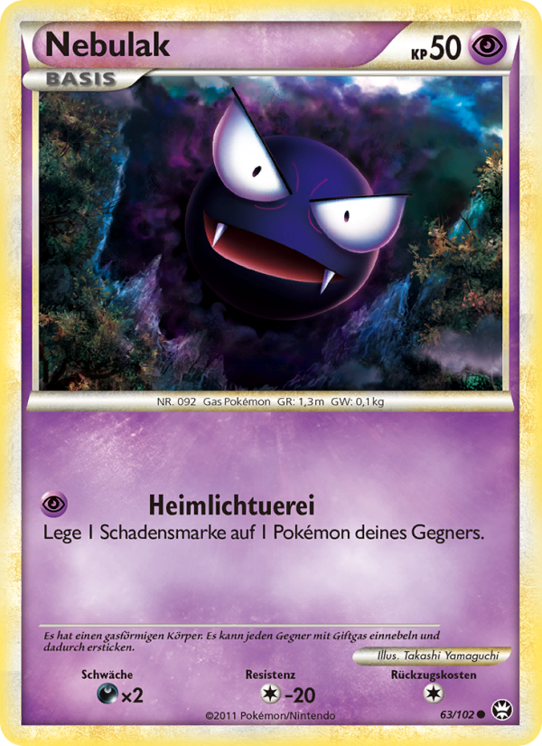 Nebulak 63 — Triumphant (German Pokémon TCG card)