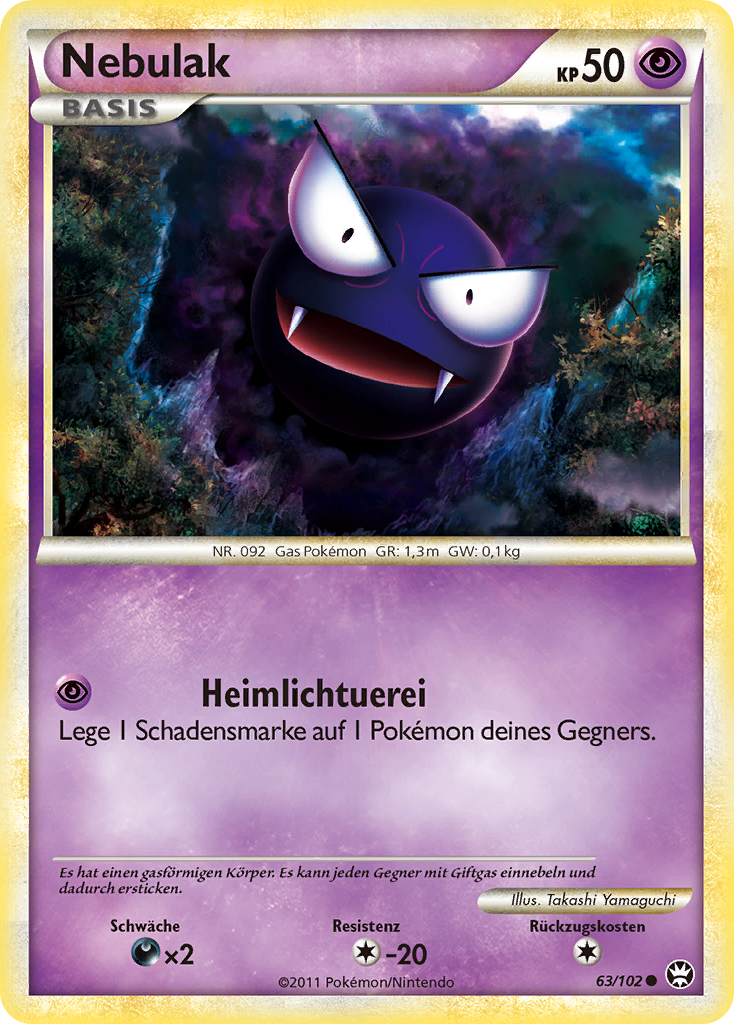Nebulak 63 — Triumph (German Pokémon TCG card)
