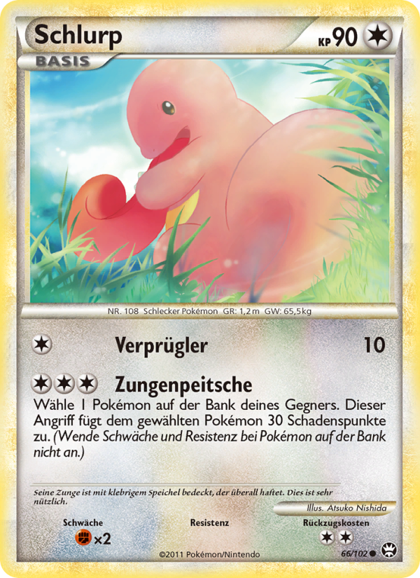 Schlurp 66 — Triumph (German Pokémon TCG card)